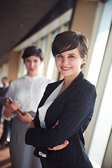 Image showing business people group, females as team leaders