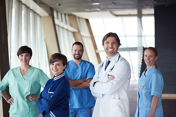 Image showing doctors team walking