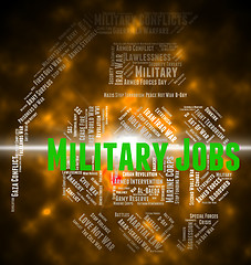 Image showing Military Jobs Indicates Martial Army And Defence