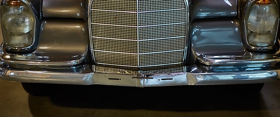 Image showing Detail of classic car. 