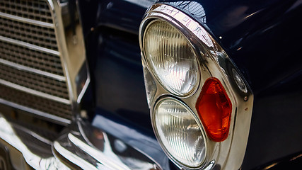 Image showing Detail of classic car. 