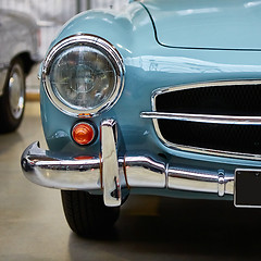 Image showing Detail of classic car. 