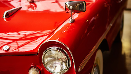 Image showing Detail of classic car. 