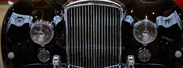 Image showing Detail of classic car. 