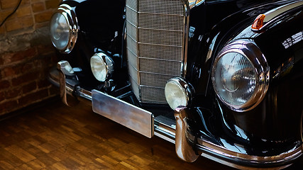 Image showing Detail of classic car. 