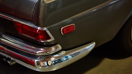 Image showing Closeup of the tail light