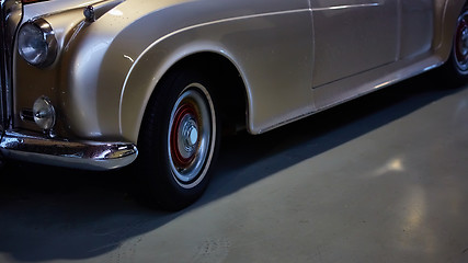 Image showing Detail of classic car. 