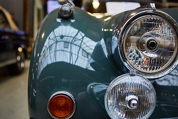 Image showing Detail of classic car. 