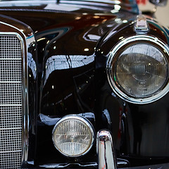 Image showing Detail of classic car. 