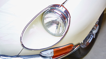 Image showing Detail of classic car. 