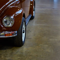 Image showing Detail of classic car. 