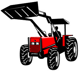 Image showing Front loader tractor