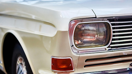 Image showing Detail of classic car. 