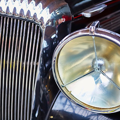 Image showing Detail of classic car. 