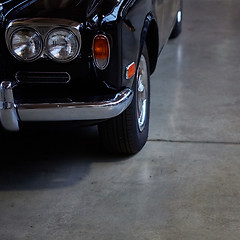 Image showing Detail of classic car. 