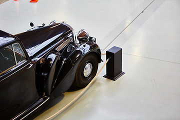 Image showing Detail of classic car. 