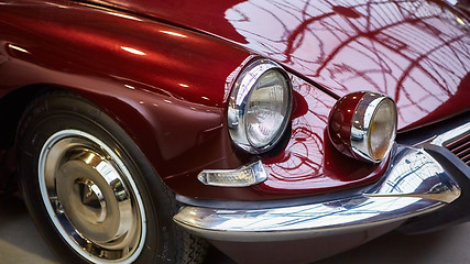 Image showing Detail of classic car. 