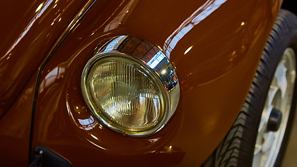 Image showing Detail of classic car. 