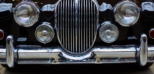 Image showing Detail of classic car. 