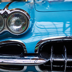 Image showing Detail of classic car. 