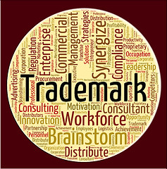 Image showing Trademark Word Means Proprietary Name And Emblem