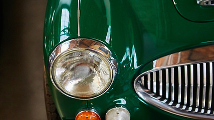 Image showing Detail of classic car. 