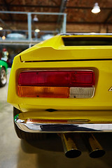 Image showing Closeup of the tail light