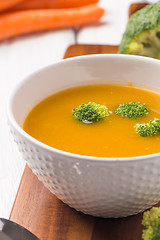 Image showing Vegetable cream soup