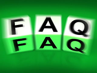 Image showing Faq Blocks Displays Question Answer Information and Advice