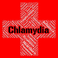 Image showing Chlamydia Word Represents Sexually Transmitted Disease And Std