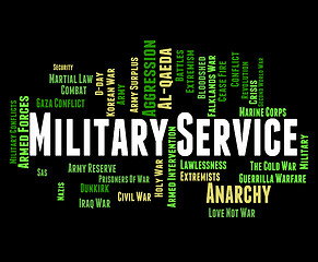 Image showing Military Service Indicates Armed Forces And Battle