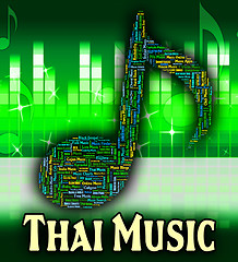 Image showing Thai Music Shows Sound Tracks And Asian