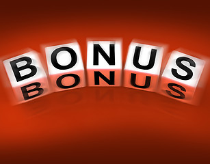 Image showing Bonus Blocks Displays Promotional Gratuity Benefits and Bonuses