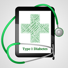 Image showing One Diabetes Shows Urine Glucose And Affliction