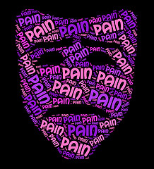 Image showing Pain Word Indicates Wordclouds Torment And Wordcloud