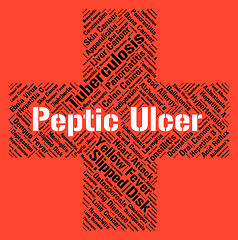 Image showing Peptic Ulcer Shows Lower Esophagus And Afflictions