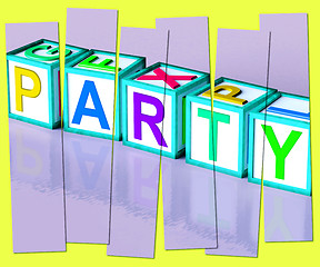Image showing Party Word Mean Function Celebrating Or Drinks