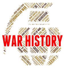 Image showing War History Shows The Past And Bloodshed