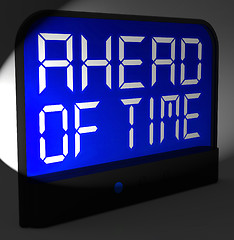 Image showing Ahead Of Time Digital Clock Shows Earlier Than Expected