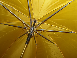 Image showing yellow umbrella