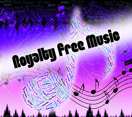 Image showing Royalty Free Music Shows Sound Tracks And Acoustic