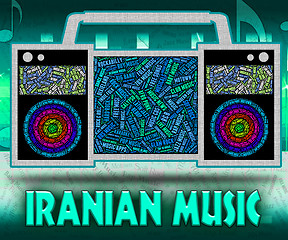 Image showing Iranian Music Represents Sound Track And Islamic