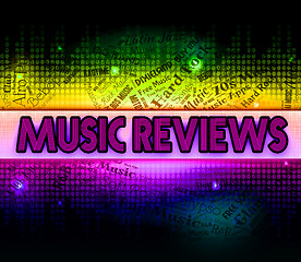 Image showing Music Reviews Means Sound Track And Appraisal