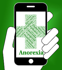 Image showing Anorexia Illness Represents Poor Health And Ailment