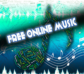 Image showing Free Online Music Shows Sound Track And Complimentary