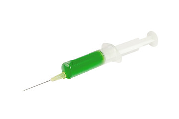 Image showing Green injection