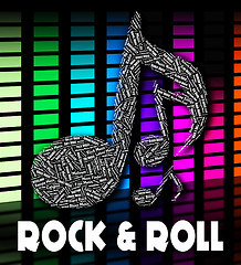 Image showing Rock And Roll Means Audio Sound And Singing