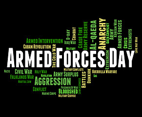 Image showing Armed Forces Day Shows Military Action And Army