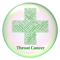 Image showing Throat Cancer Represents Malignant Growth And Cancers