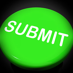 Image showing Submit Switch Shows Submitting Submission Or Application